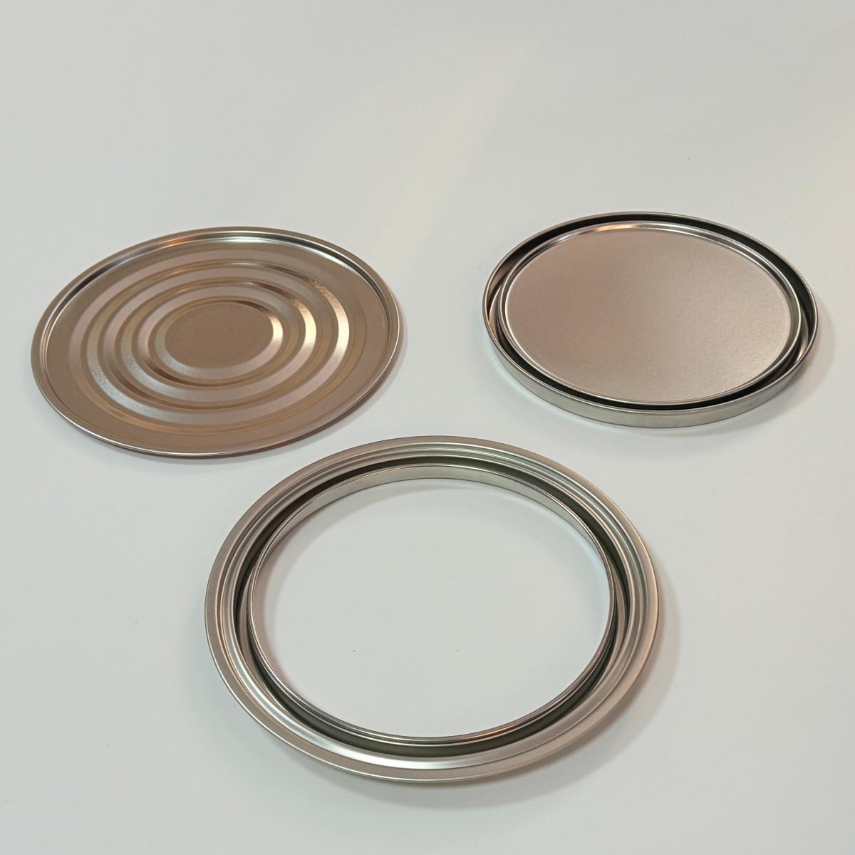 Round Paint Tin Can lid, Ring And Bottom