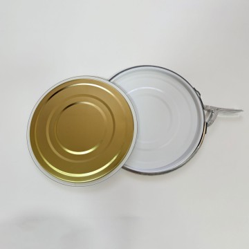 Conical Tinplate Chemical Coating Pail Lug Lid with Latch Ring