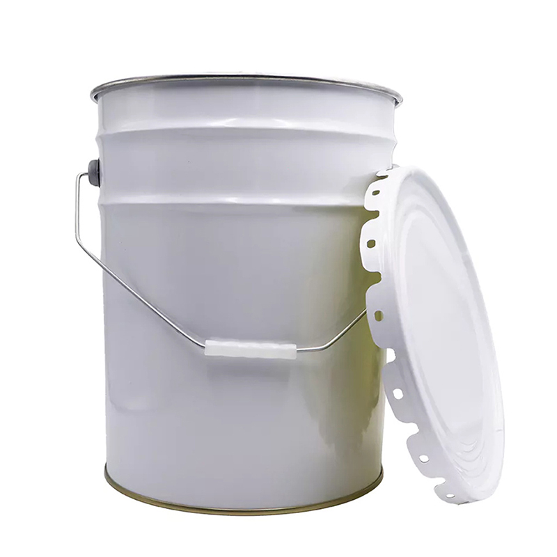 Straight Flap Conical Metal Chemical Coating Pail Lid  (10)