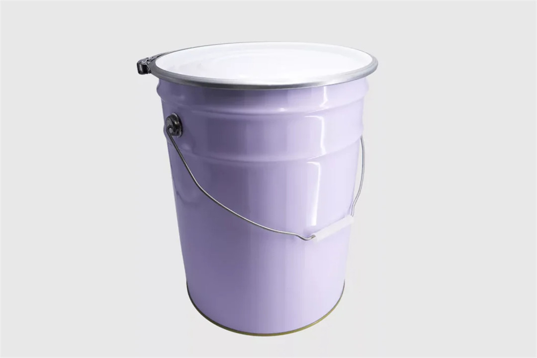 Conical Tinplate Chemical Coating Pail Lug Lid with Latch Ring (10)